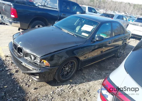 2000 BMW M5 z USA, uszkodzony, nr VIN WBSDE9344YBZ95297